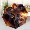Avatar Print Automatic Open Close Umbrella, Portable Foldable Umbrella, for Outdoor Commute Camping Trip, Ideal Birthday Gift