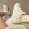 Guochao Star Shoes Retro Platform Couple Board Shoes 2024 Breathable Tide Shoes Versatile Niche Design Men's and Women's White Shoes