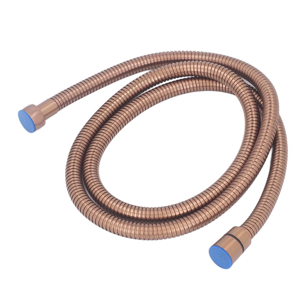 Shower Hose Cold Hot Dual Control Stainless Steel Flexible Pipe for Bathroom Water Heater 1.5 Meter