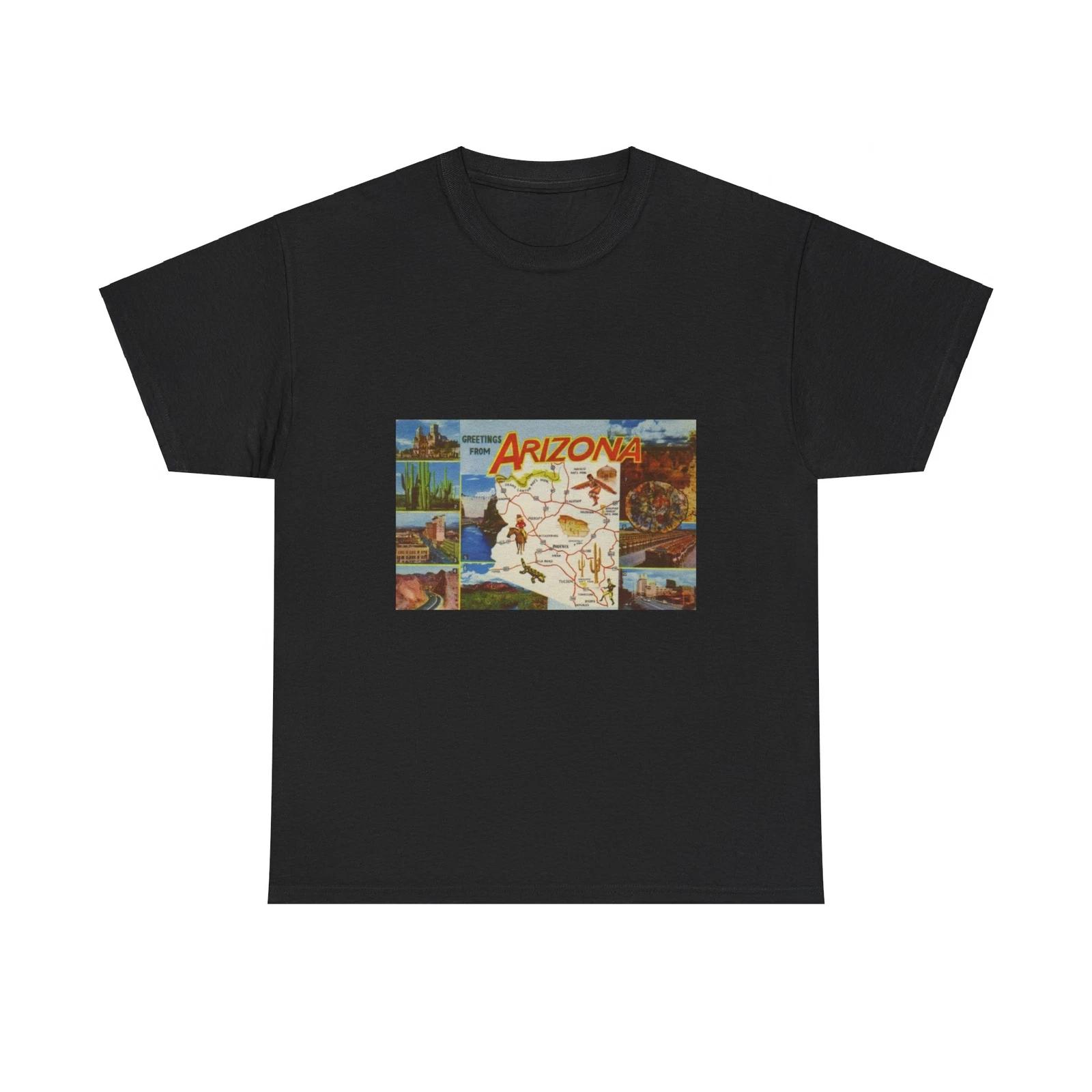 Greetings from Arizona (Greeting Postcards) T shirt 3XL