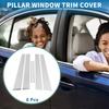 6 Pcs Door Pillar Window Trim for Lexus ES 2002-2006 Chrome Silver Tone