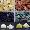 Aventurine White Crystal Natural Natural Stone Healing Healing Stone Pyramid Pattern Mini Ornament