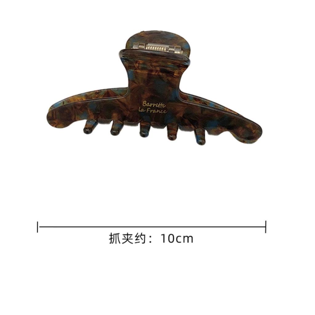 Acetate Leopard Hair Claw Clip Women's Large Chic Hair Clip Fresh and Sweet Back Bun Styling Claw Hairpins Barrettes Accessories