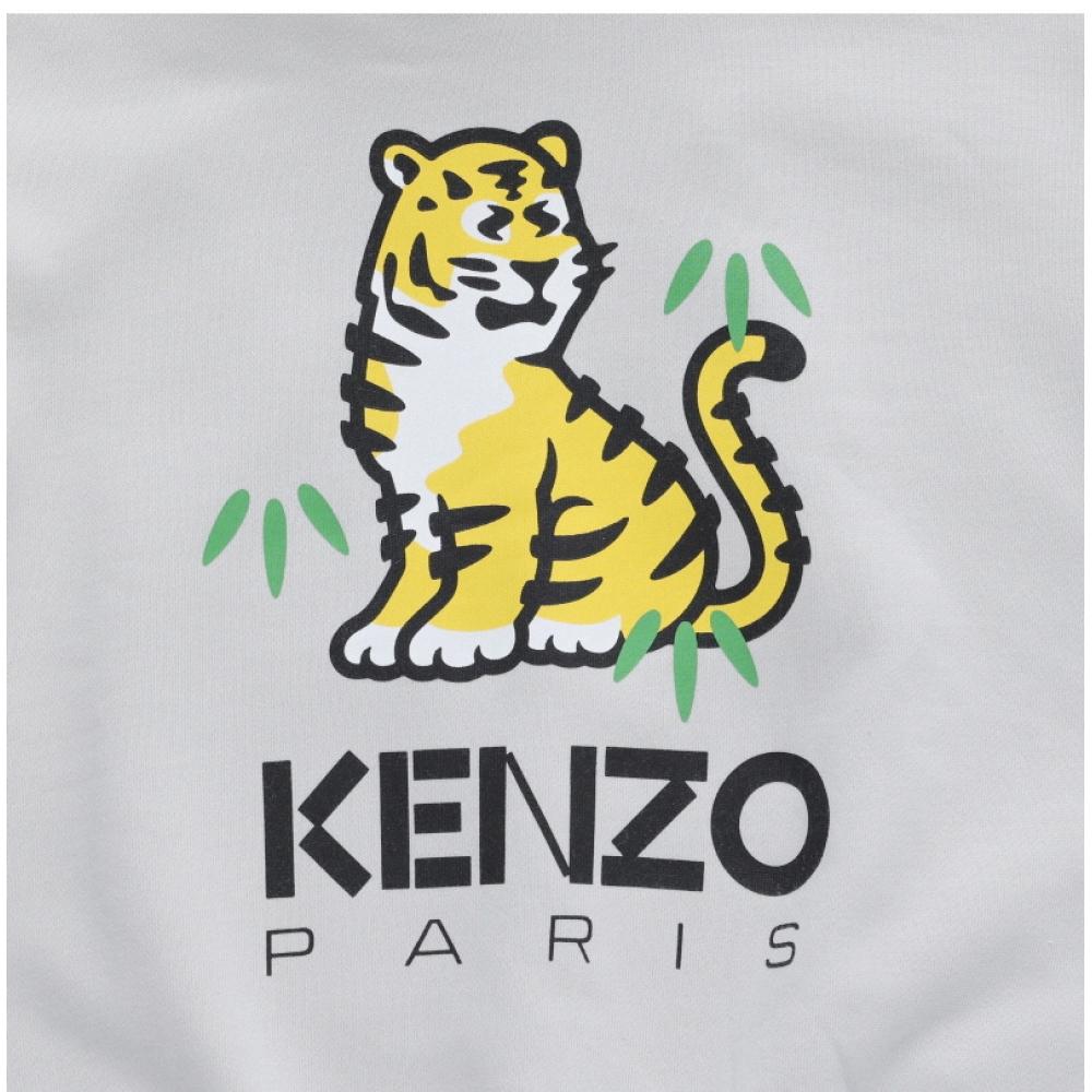 Kenzo K25838 261 Kotora Kotora Tiger Logo Kids Hoodie