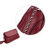 Fashion Women's Bag Leather Texture Bag Trend Wild Messenger Bag Zipper Bag Small Square Bag