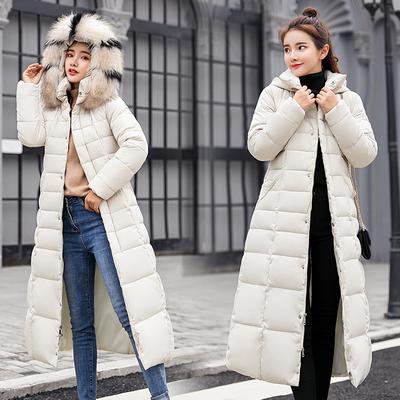 Winterkleidung Damen Pelzparkas Jacken für Damen Verdicken Warm Langer Mantel Jacke Kleidung Kapuzenwattierte Kleidung