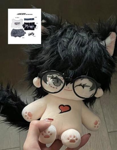 Stuffed 20Cm Novel Role Ren Amamiya Cosplay Plush With Skeleton Dolls Toys For Fan Collection Plush Birthday Gifts