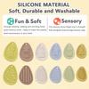 Comforting Toys: A Set Of 6 Finely Textured And Soft Anxiety Stones  Suitable For Children With  - Soothing Silicone Anxiety Stones Travel Toys  Vibra