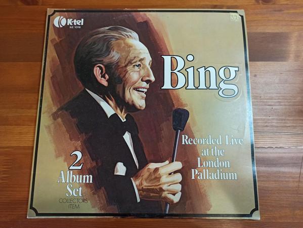

LP Record BING CROSBY - Bing Recorded Live At The London Pa NE1016 K-Tel Internati 1977 UK Jazz Used