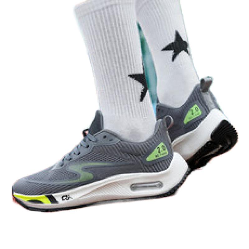 2025 summer new men's shoes fashion trend lightweight sports shoes breathable mesh casual shoes men's shock-absorbing running shoes