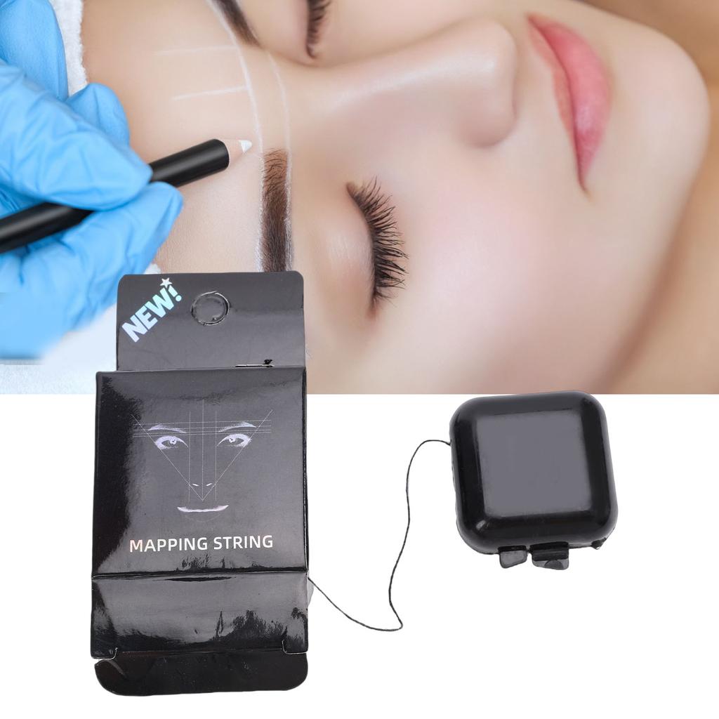 Eyebrow Mapping String Pre Inked Microblading Msuring Thrd for Symmetrical Accurate Marking