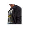 adidas Loose Fit Printed Training Sweatshirt Men Tops Black GM6507
