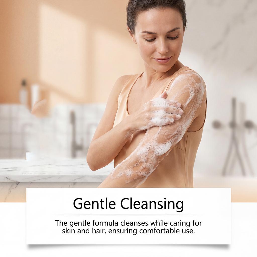 Persimmon Fresh Shower Gel Refreshing Body Wash Cleansing Hydrating Silky Foam Easy Rinse 100ml