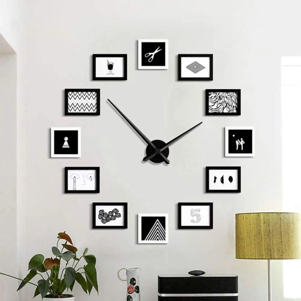 Silent Clock Hands Needles Set DIY 3D Clock Hands Wall Clock Movement Mechanism Living Room Home