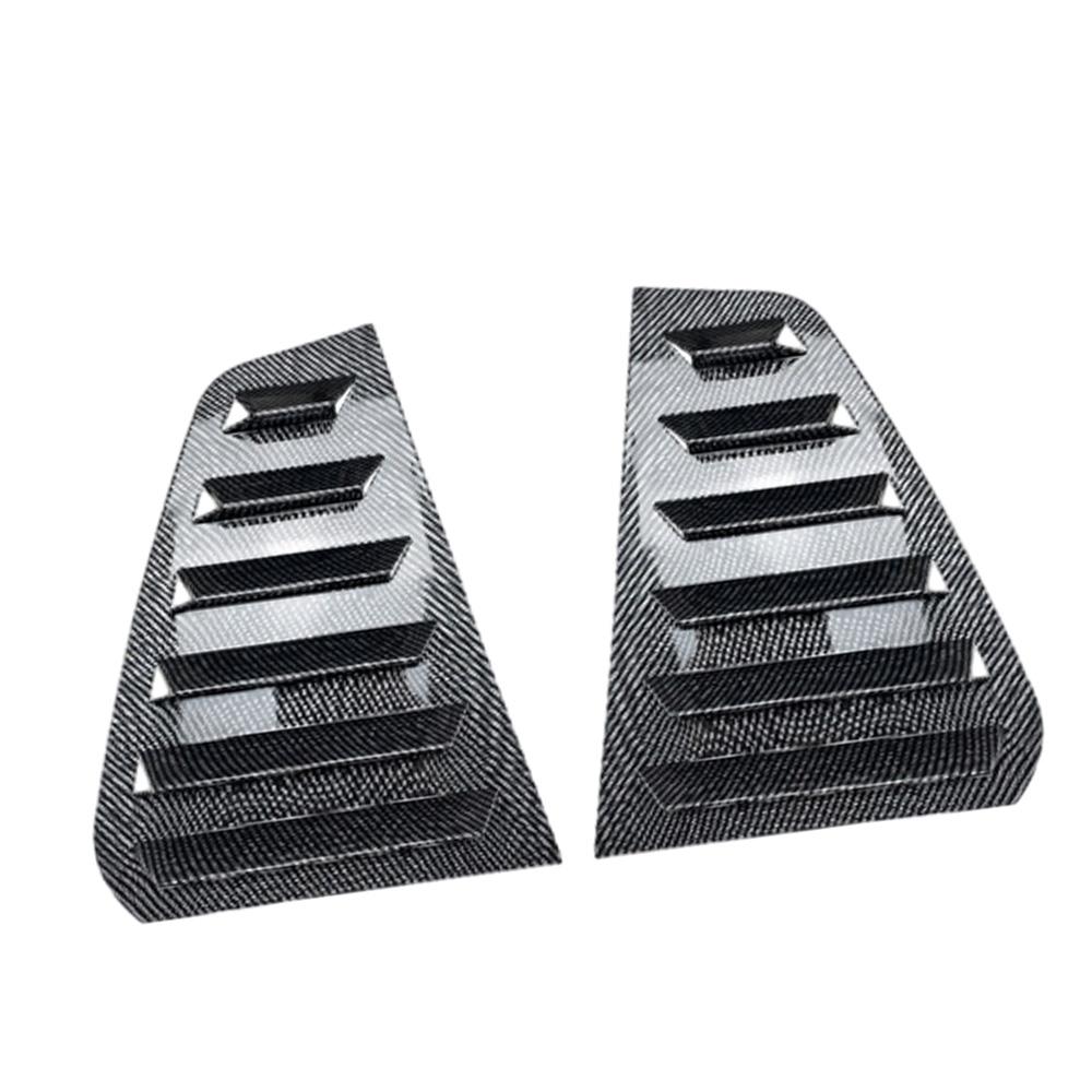 For Volkswagen Golf7 MK7 MK7.5 GTI/GTD/ R 2013- Rear Side Window Trim Spoiler 1Pair Window Shutter Cover Louver Air Vent