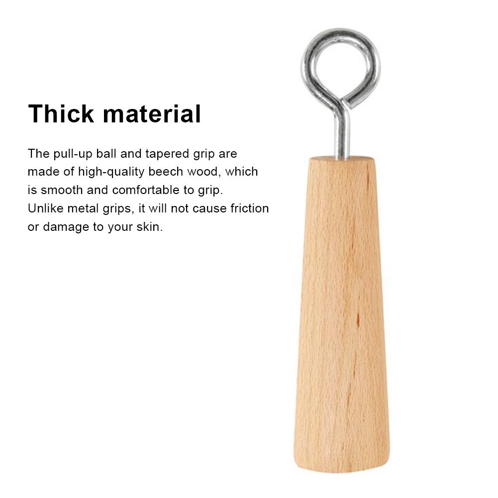 Arm Muscle Strength Exerciser Wooden Fitness Climbing Grips Trainer Rock Climbing Bouldering Training Tool