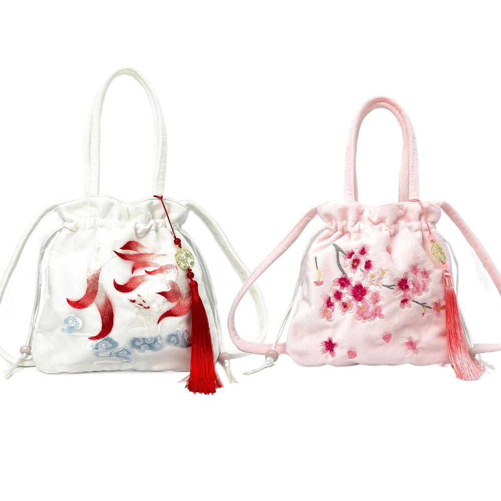 

Top Handle Candy Storage Bag Handmade Cosmetic Handbag Jewelry Pocket Women C