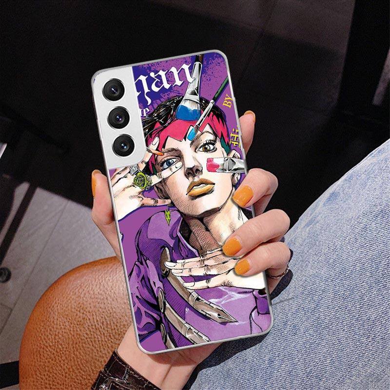

Чехол для телефона JoJo s Bizarre Adventure Diamond Is Unbreakable для Samsung Galaxy S24 S25 Edge S26 Ultra S23 S22 S21 Plus S20 FE + P Samsung S22 Plus