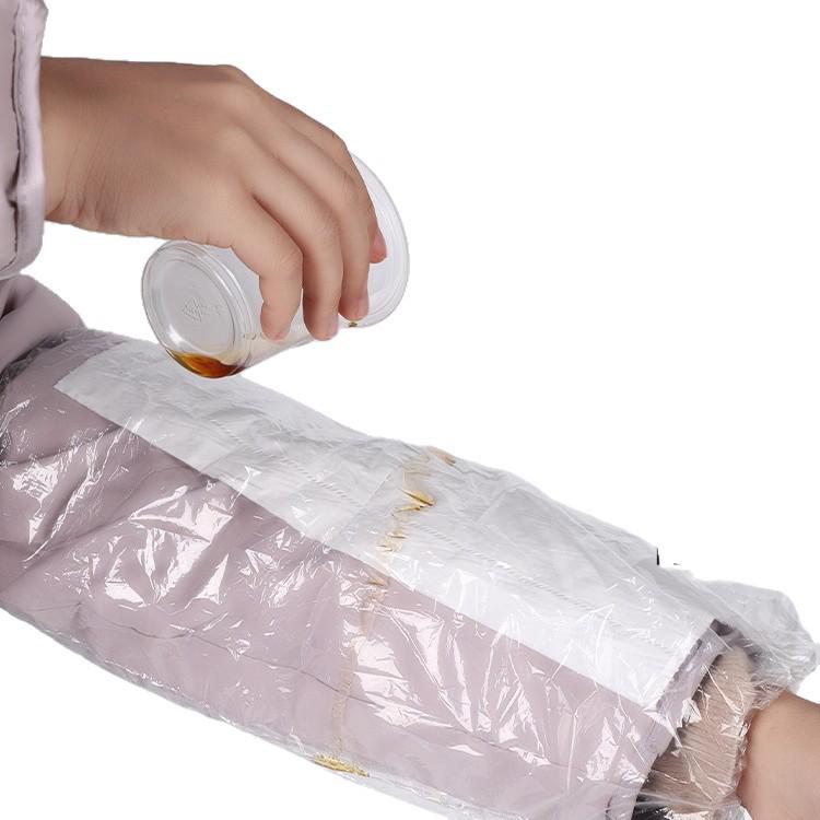 Waterproof Transparent Adult Oversleeves - Thick, Extended, Food-Grade Plastic