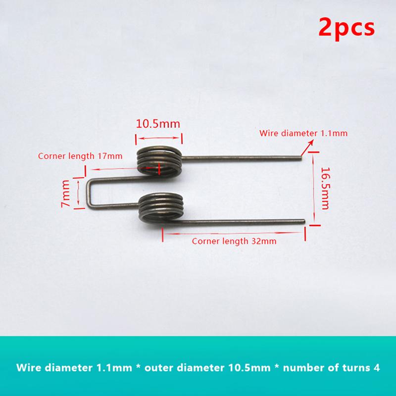 2Pcs Double Torsion Spring 1.1 Wire Diameter 10.5Mm Outside Diameter Strong Torsional Spring