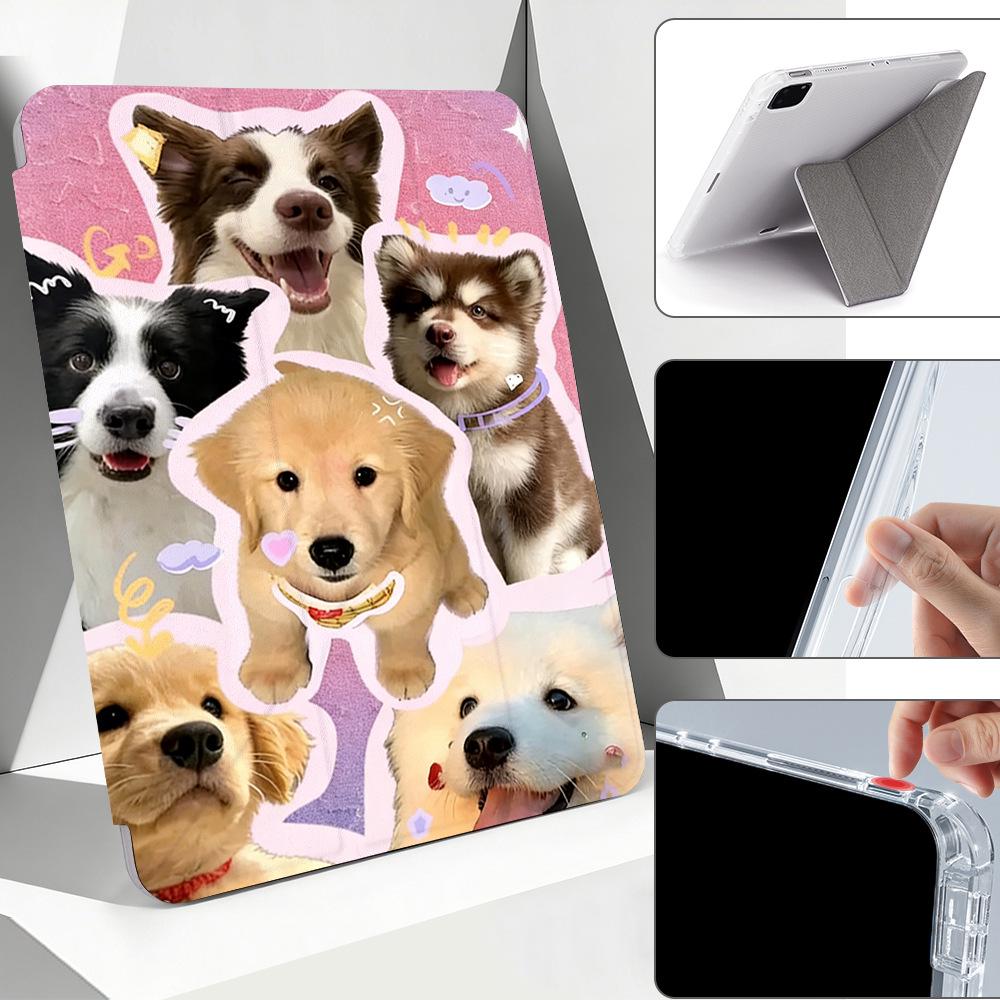 3+Y Fold iPad Pro Case 2022/21/20/18, Built-in Pen Slot, Drop-proof Cover