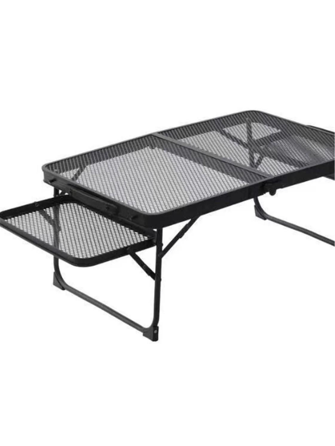 Portable Outdoor Folding Picnic Table with Lifting Storage and Bonfire Dining Chair Replacement