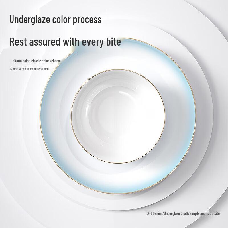 Kangbach Celadon Bone China 16-Piece Dinnerware Set