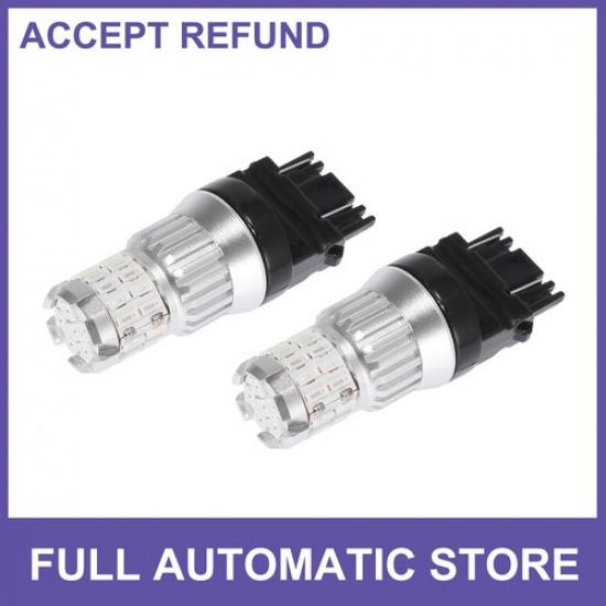 ДВЕ КРАСНЫЕ СВЕТОДИОДНЫЕ ЛАМПОЧКИ T25 3157 Универсальные для указателя поворота и стоп-сигнала