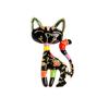 Cat Brooch Accessories Creative Brooch Cartoon Cat Diamond Egyptian Cat Brooch Anti-light Pin Manufacturer Pin