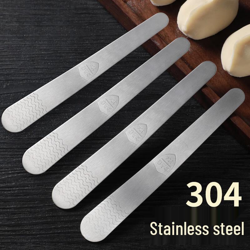 3-Piece Stainless Steel Dumpling Filling Spatula Set