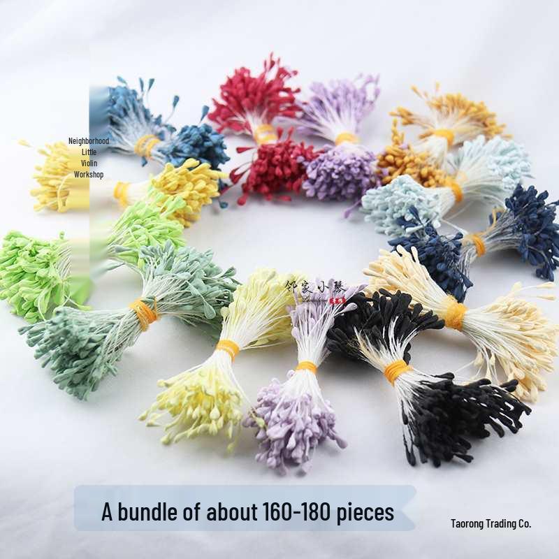 Korean Flat-Head Matte Flower Buds for DIY Hair Accessories
