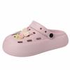 Fashion and Cute Platform Hole Shoes Women's Spring and Summer New Versatile One-pedal Slippers Women's Skirt Tide