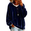 Women's Color Casual Hooded Sweatshirt with