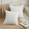 Pillow Cover Does Not Contain Core, Double-sided Chenille Edge Solid Color Pillow, Office Sofa Back Pillow, Bedside Cushion Cover
