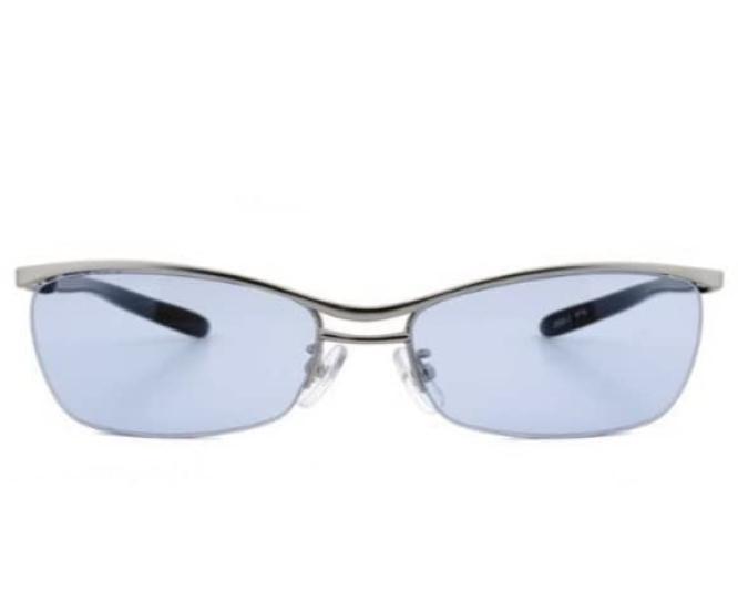 Rimless Sunglasses, Fashion Glasses for Men and Women, with Tinted Lenses (light Blue). (mellow Mart)