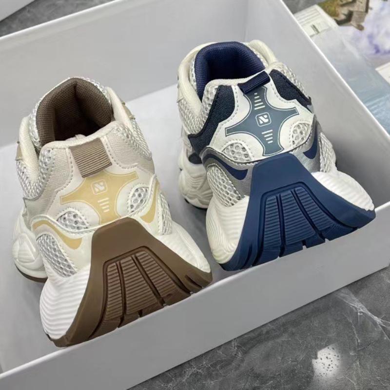 Europe and America Breathable Women Sneakers 2024 New Fashion Casual Simple All-match Elevated Increase Women Shoes Summertime