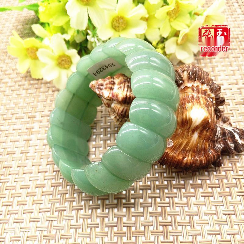 Natural Indian Aventurine Jade Bracelet for Men and Women - Gift Idea
