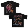 Famous Singer Design Juice WRLD Graphic Print T-shirt Men Women High-street Hip-Hop Comfortable Soft O-neck Loose Casual Oversized Top Summer New Tee
