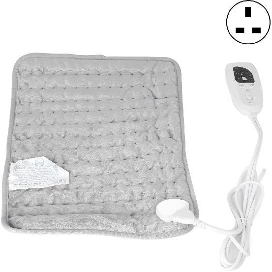 Electric Heating Pad, Smart Timer 6 Temperature Modes Warm Pad for Waist (UK Plug 220V)
