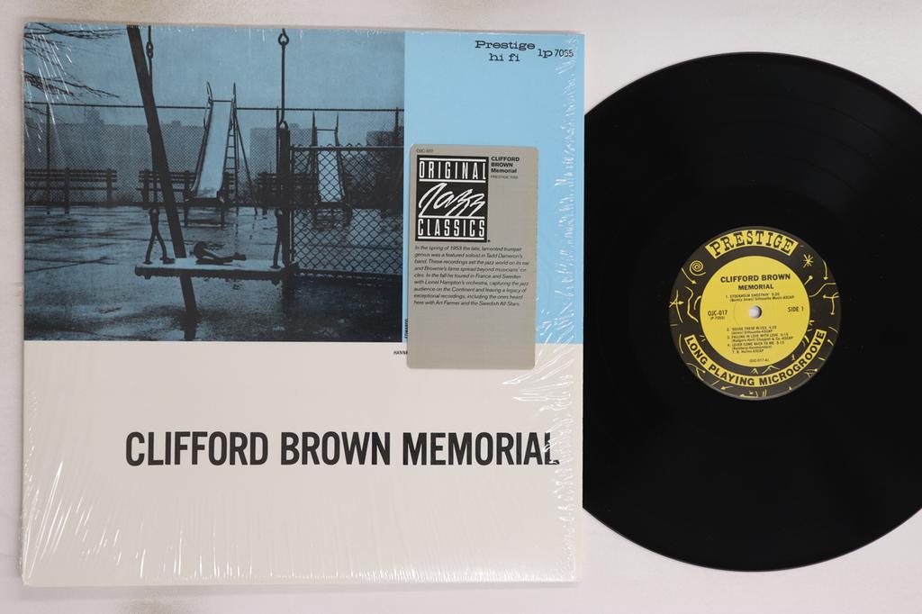 LP Record CLIFFORD BROWN - Memorial OJC017 PRESTIGE 1982 US Jazz Used