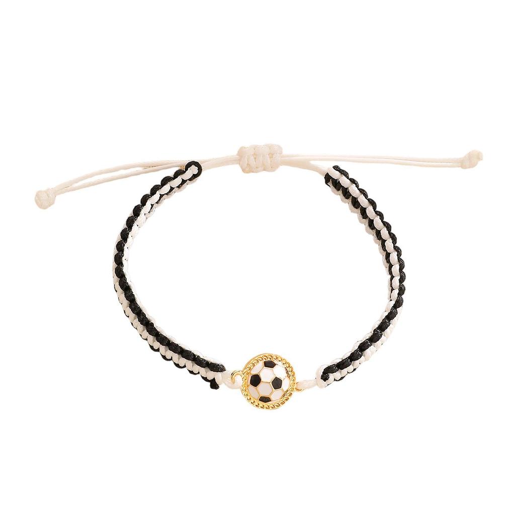 Hand-woven Sports Bracelet Adjustable Nylon Cord Bracelet Sports and World Cup Bracelet