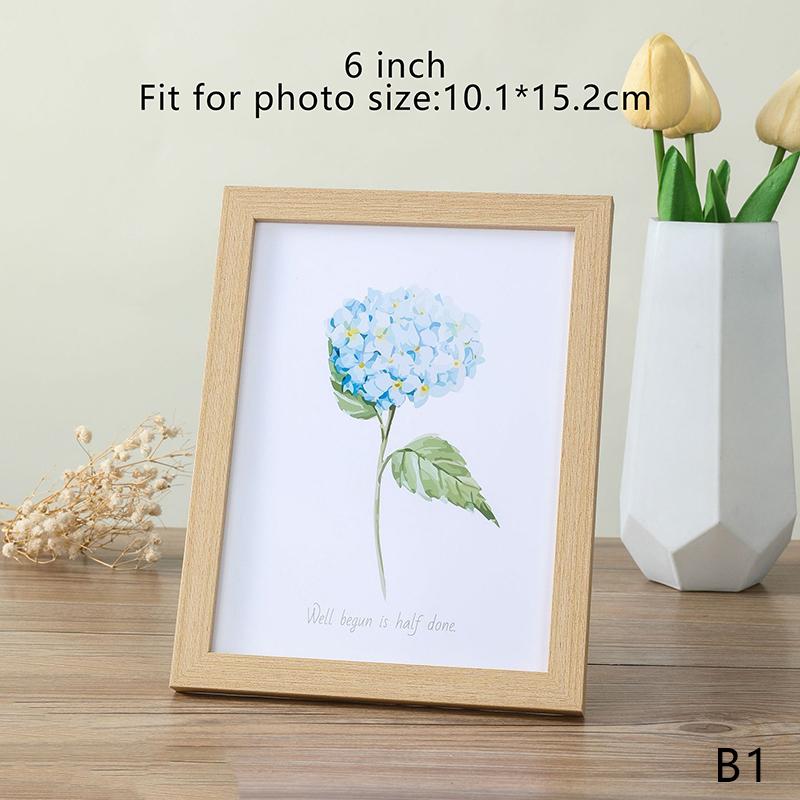 Holz Kleiner Fotorahmen zum Aufhängen 9X13 10X15Cm Holz Bilderrahmen Ständer für Bilder Fotodeko Erinnerungsgeschenk