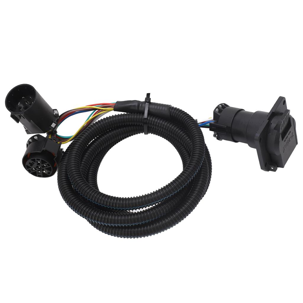 7Pin In Bed Trailer Wiring Harness Stable Connection Safe HC3Z 15A416 A for F‑450 F‑550 Super Duty 2017 To 2022
