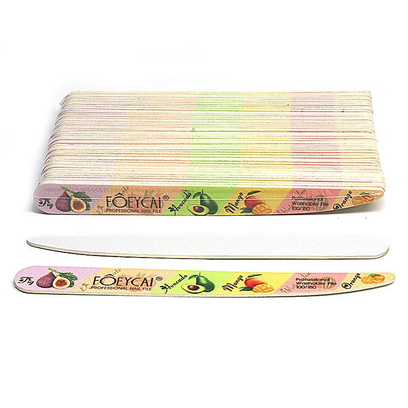 

Ultra-Thin Wood Chip Nail File: Water-Washable, Wear-Resistant, Knife-Shaped Polishing Strip