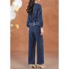 Women's Denim Style Elegant Two-Piece Summer Outfit