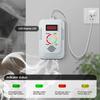 Natural Gas Detector 2in1 And Carbon Monoxide CO Detector, Combustible Gas Leak Detector Monitor For Co, Lpg, Methane In Kitchen