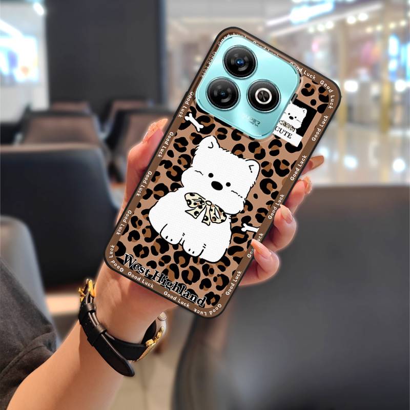 Wstrząsoodporne Wytrzymałe Etui na Telefon Dla ZTE Blade A75 4G/Z2359 Zwierzęta Kreskówka Saszetka na Telefon Słodka Tylna Pokrywa Pełne owinięcie Miękkie etui