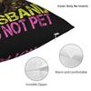 Emotional Support Husband Do Not Pet Pillow Case Vintage Pillow Cover Print Pillowcases For Chair Sofa Home Decor