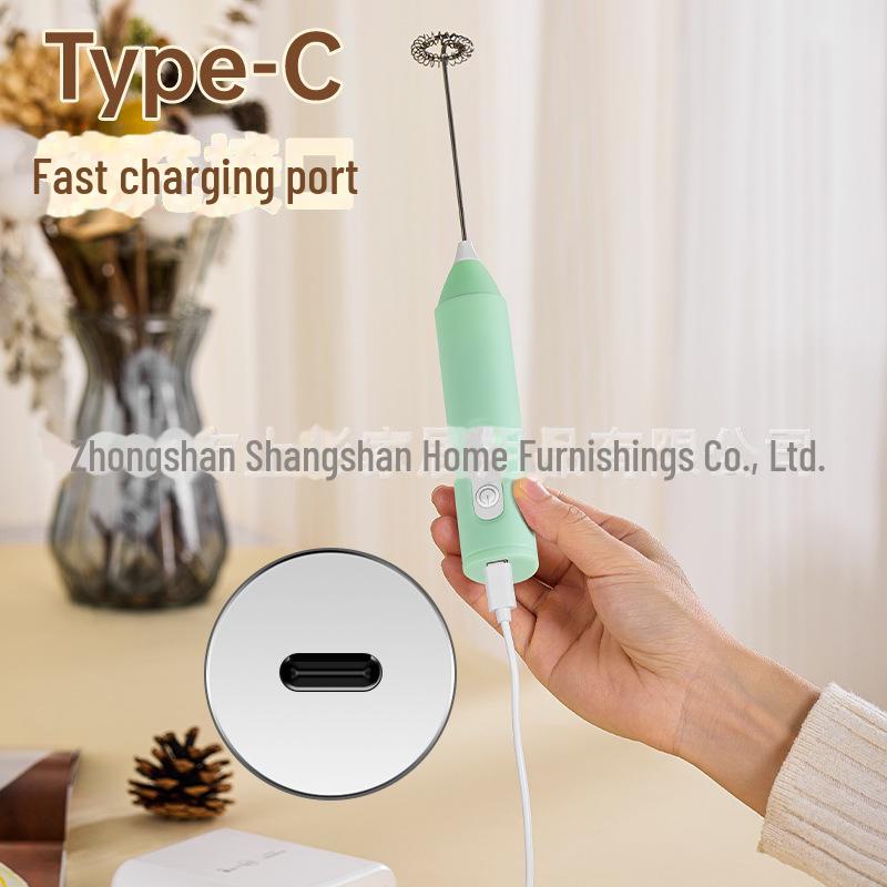 Elektrisk handhållen mjölkskummare och äggvisp