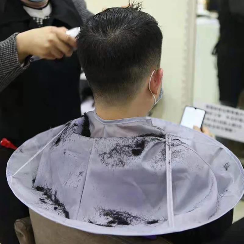 Hairdressing Cloak Shaving Cape Barber Apron Salon Cutting Cover Protective Cloak for Haircut  Household  Cleaning  Hair  Tools